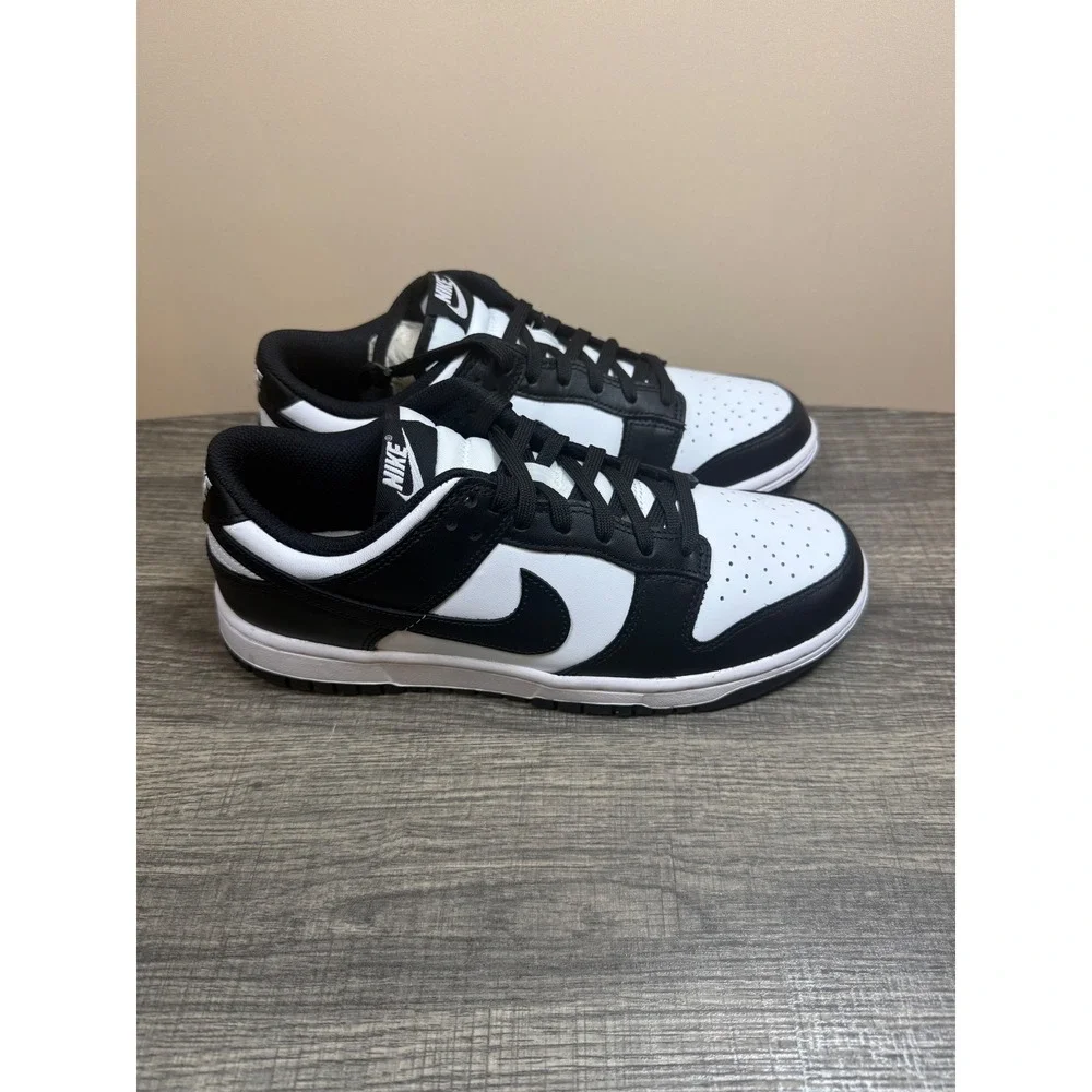 Nike Dunk Low Panda White Black Sneakers DD1503-101 Womens 9 Mens 7.5